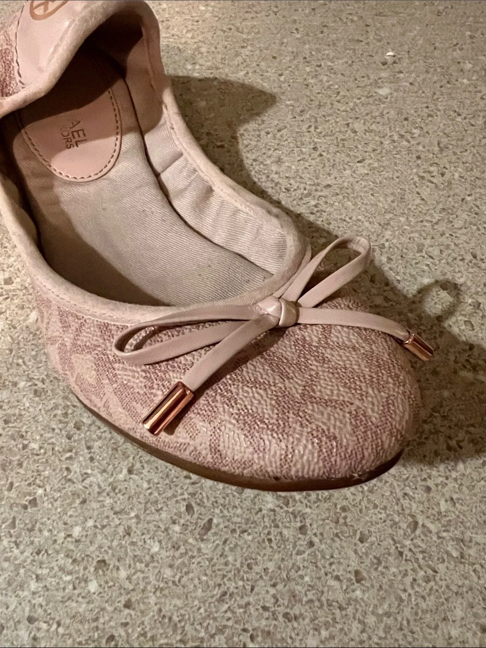 Michael Kora Pink Ballet Flats